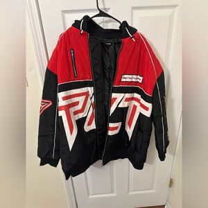 PrettyLittleThing Black and Red Jacket